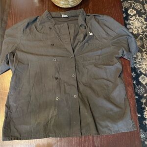 Men's Black Short Sleeve Shirt